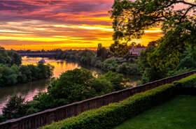 AB Abendstimmung Main T.Benzin