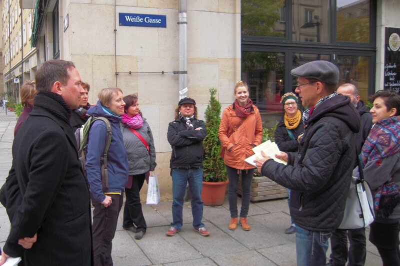 Eat the world tour im Kneipenviertel Dresden