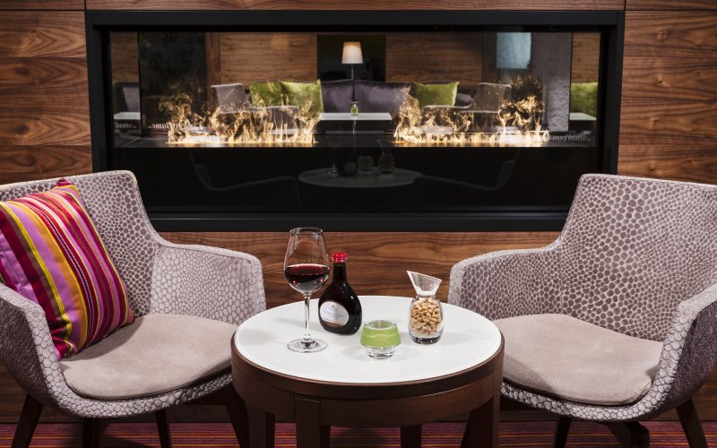 BEST WESTERN PREMIER Parkhotel Bad Mergentheim Bar Lobby Feuer