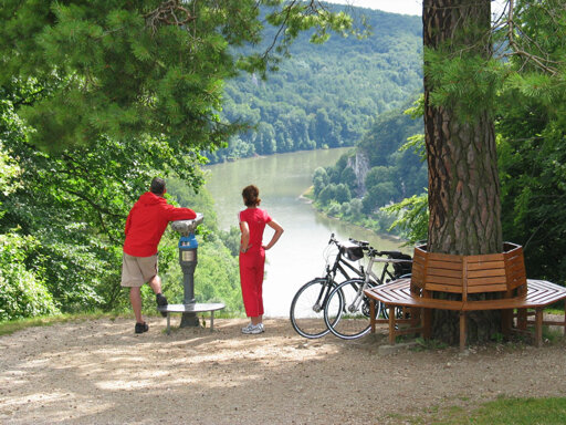 Radfahren im Donautal