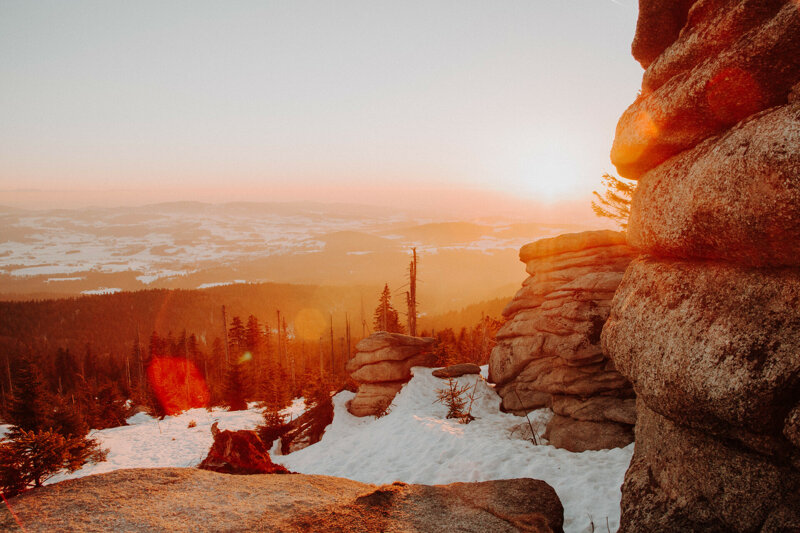 Sonnenuntergang Dreisessel