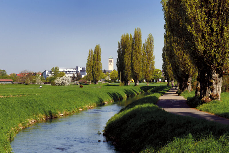 Kraichbach in Hockenheim – Naherholung mitten in der Stadt