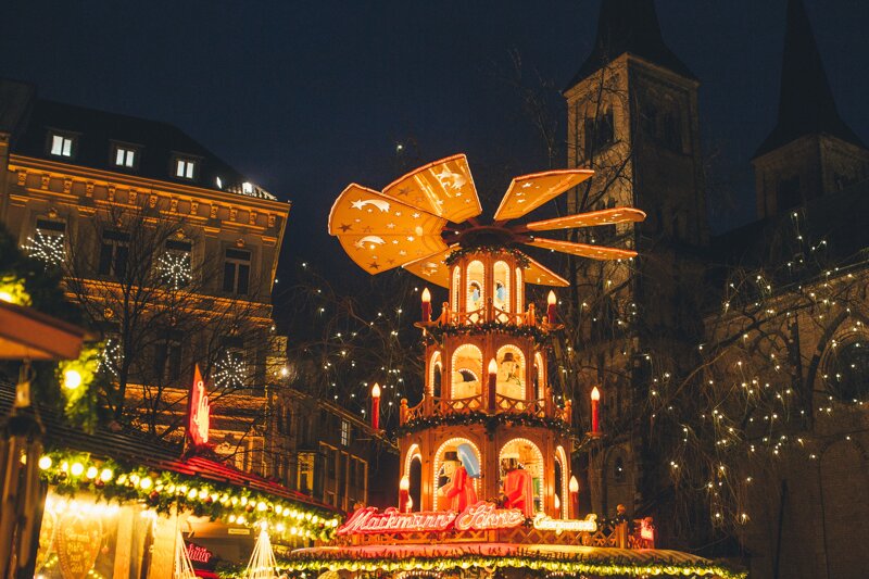 Weihnachtspyramide in Bonn