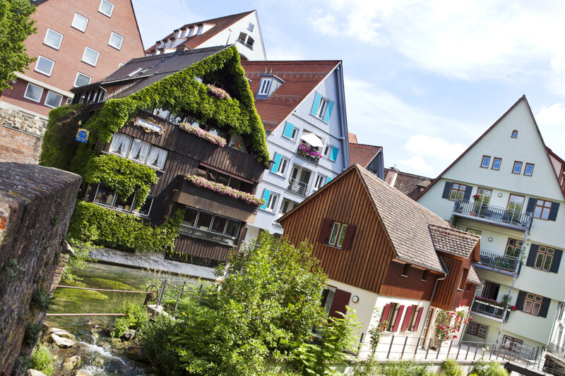 Fischerviertel mit mittelalterlichen Gebäuden