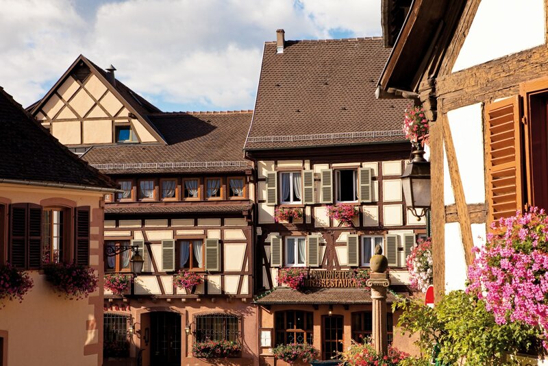 photo façade hotel alsace