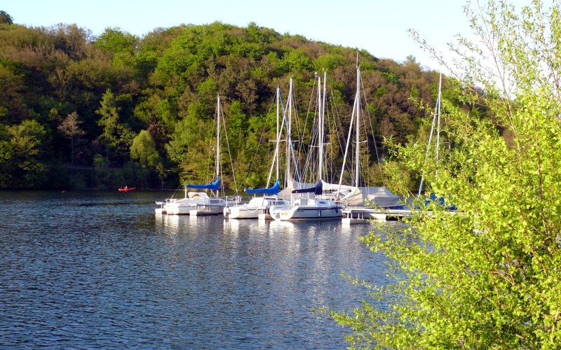 Segelboote Diemelsee