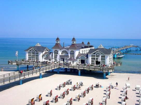 Insel Rügen-Strand von Sellin