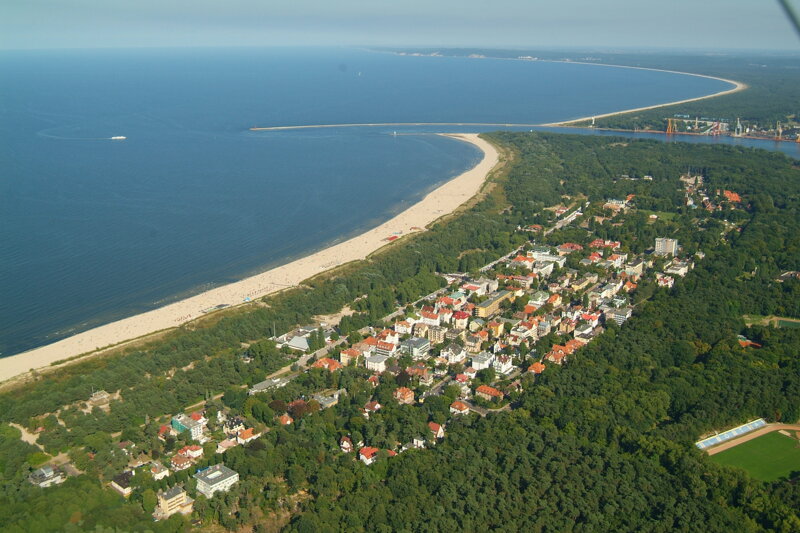 Swinemuende Luftaufnahme