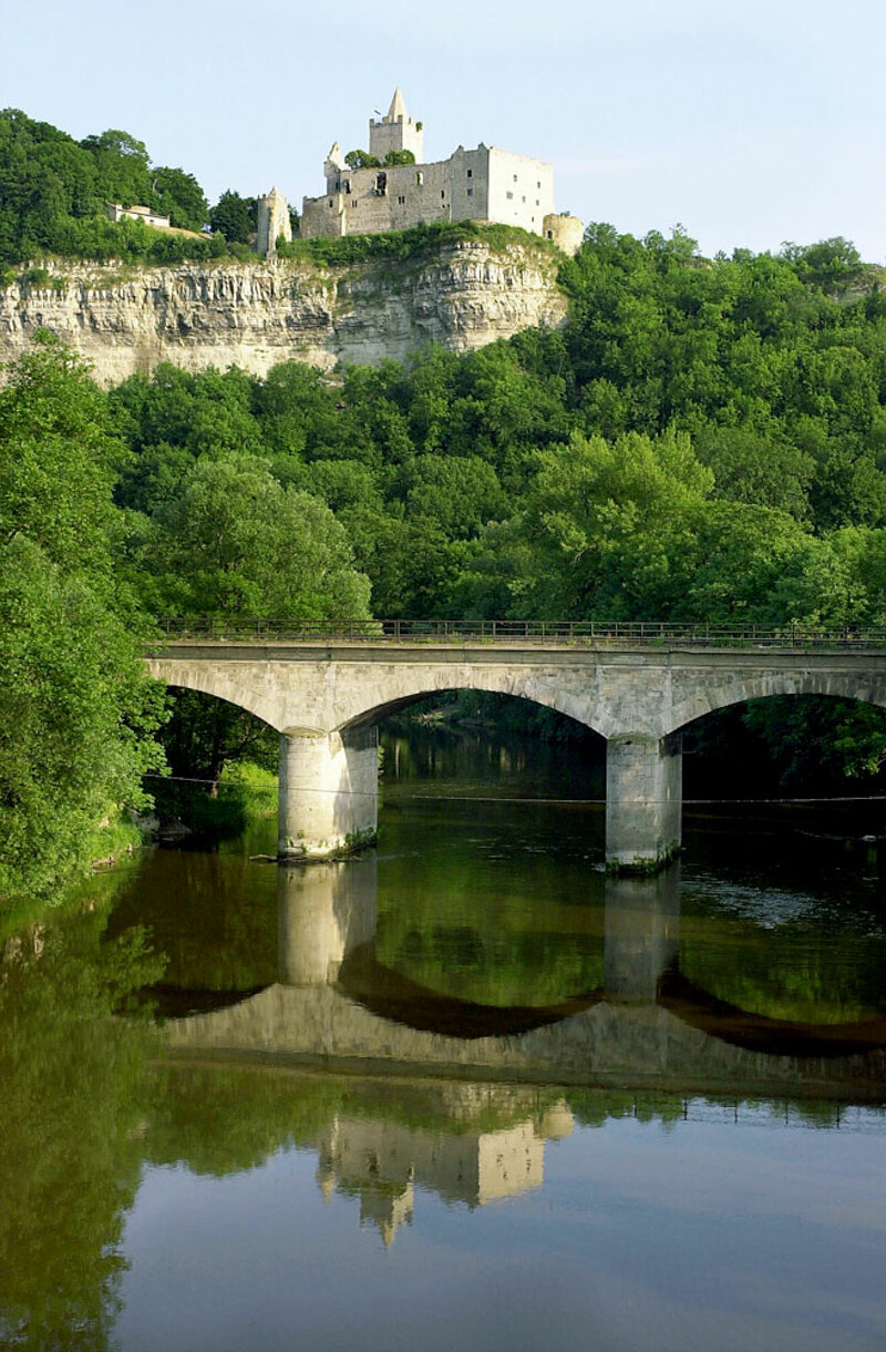 Rudelsburg bei Bad Kösen im Saaletal