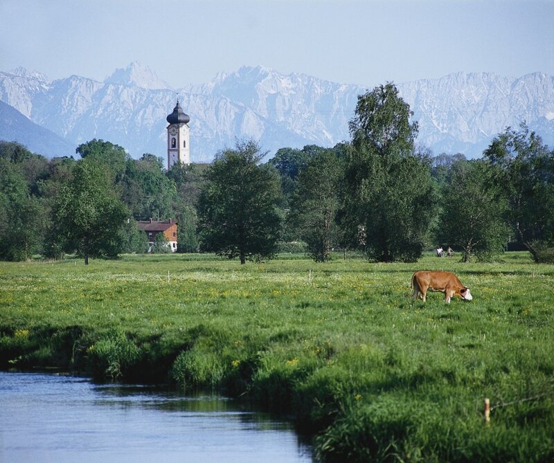 Panoramablick in Bad Aibling