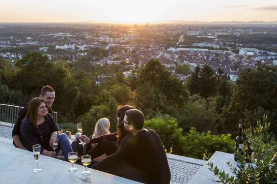 Turmberg Aussicht © KTG Karlsruhe Tourismus GmbH Fotograf Fabry
