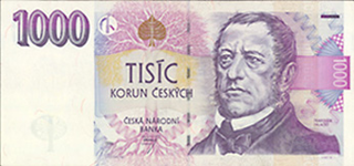1000 Kronen Schein Tschechien