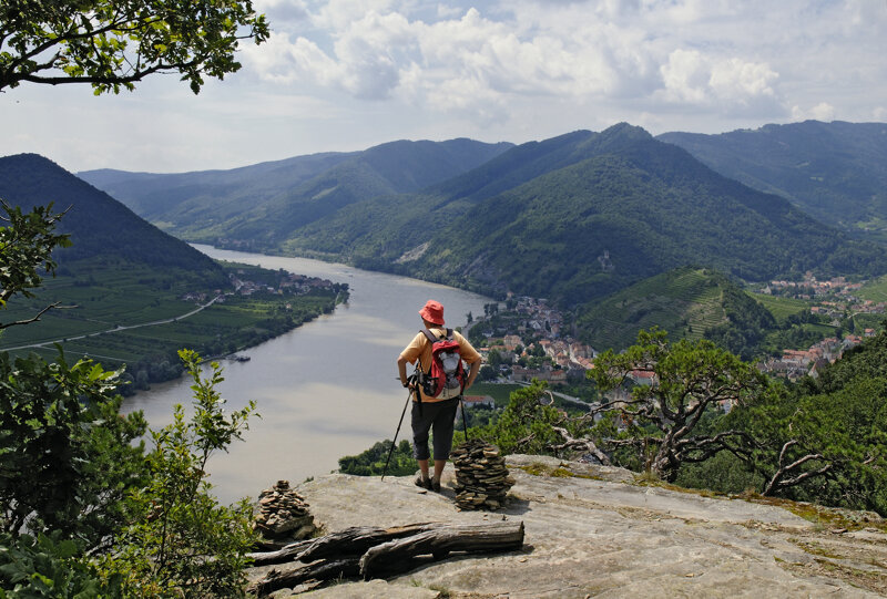 Blick auf Spitz und Oberarnsdorf