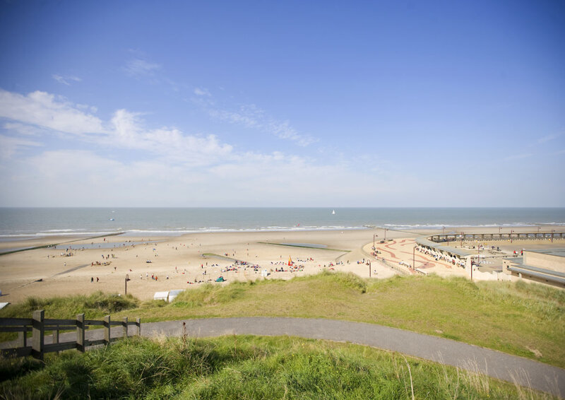 Blick aufs Meer in De Haan – Strandurlaub an der belgischen Nordseeküste
