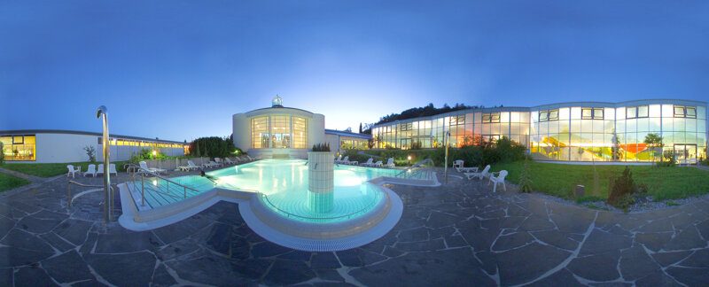 Abendstimmung Therme