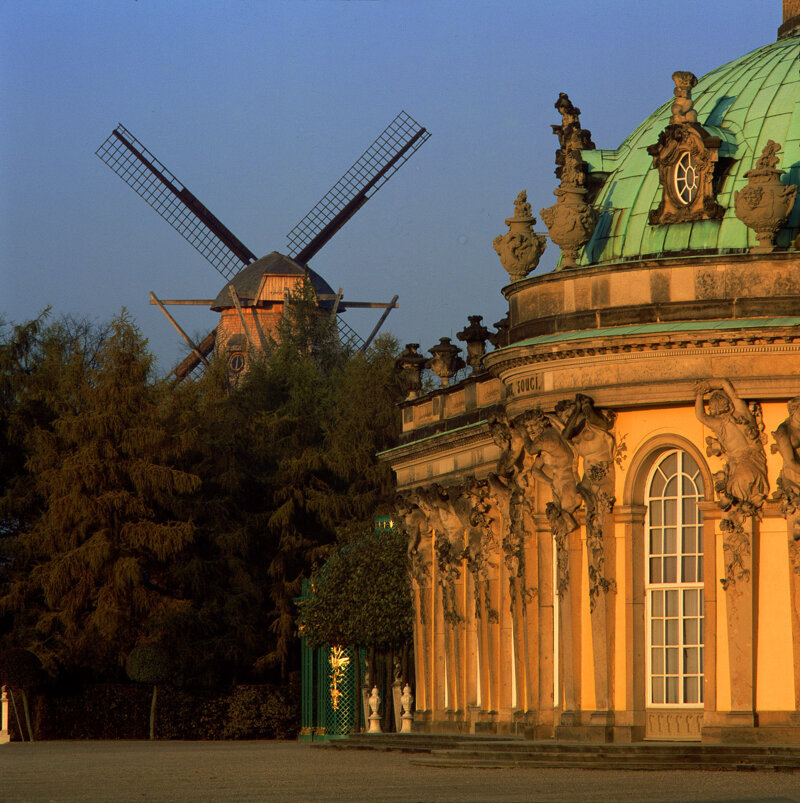 Historische Mühle im Park Sanssouci Potsdam