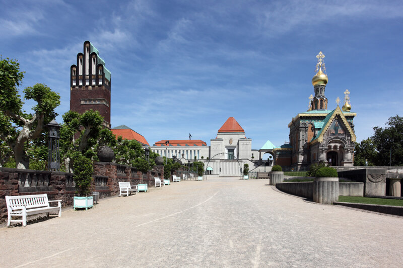 Gebäude auf der Mathildenhöhe