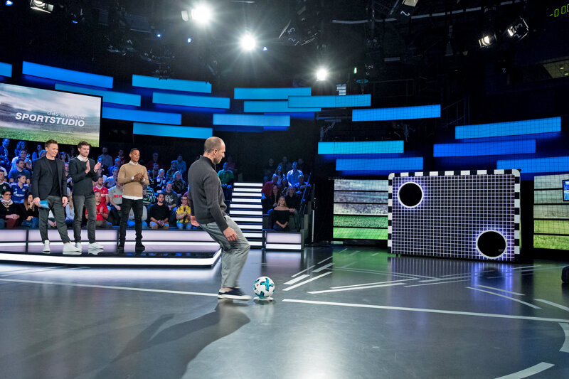 ZDF Aktuelle Sportstudio Torwand Torwandschießen