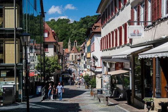 Fußgängerzone-Schwäbisch-Hall