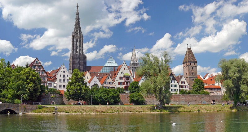 Panoramaausschnitt von Ulm