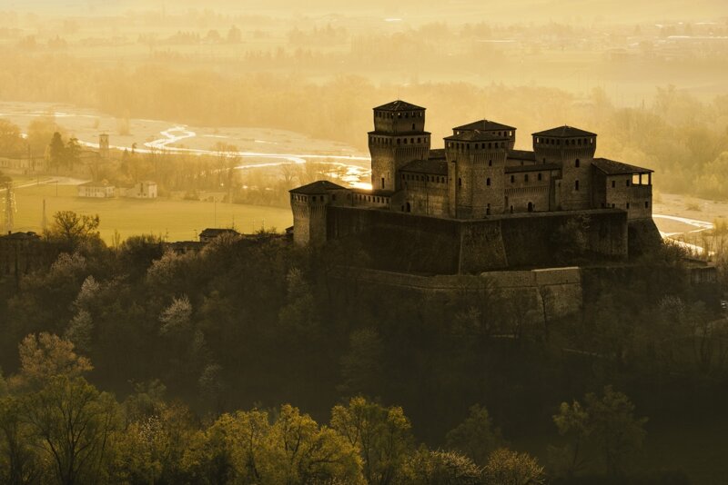 Schloss in der Emilia-Romagna