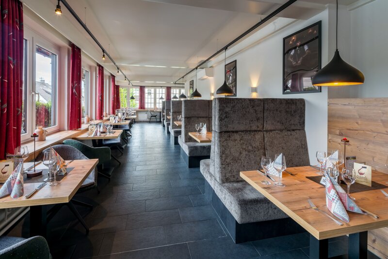 Restaurant mit Beleuchtung