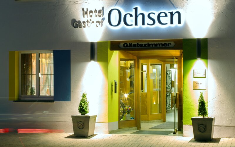 Eingang des Hotel Ochsen