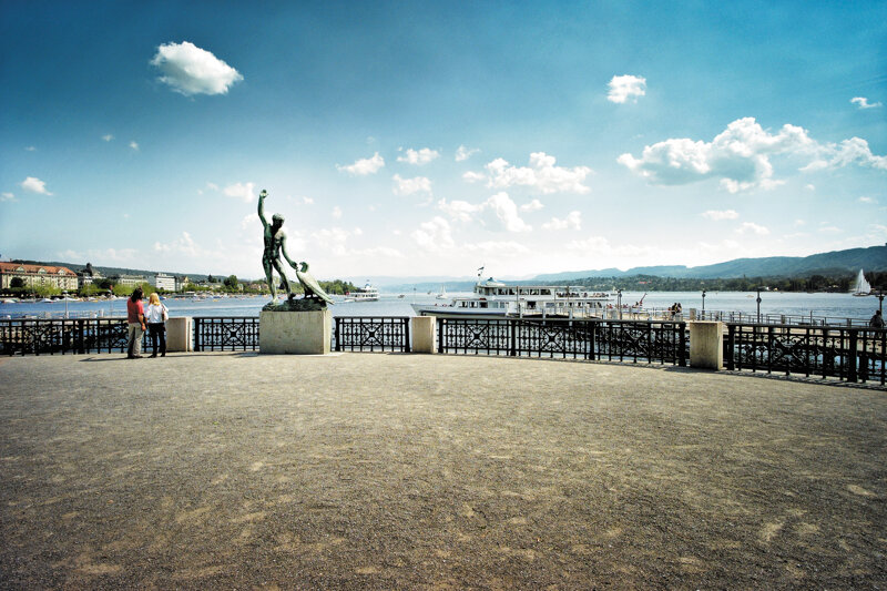Bürkliplatz am Zürichsee