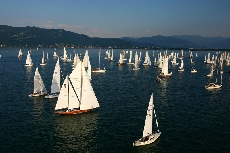 Segelboote auf dem Bodensee