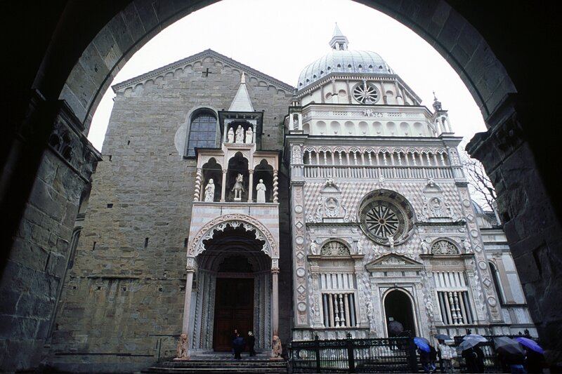 Bergamos historisches Erbe: Santa Maria Maggiore und Kapelle Colleoni Bergam.