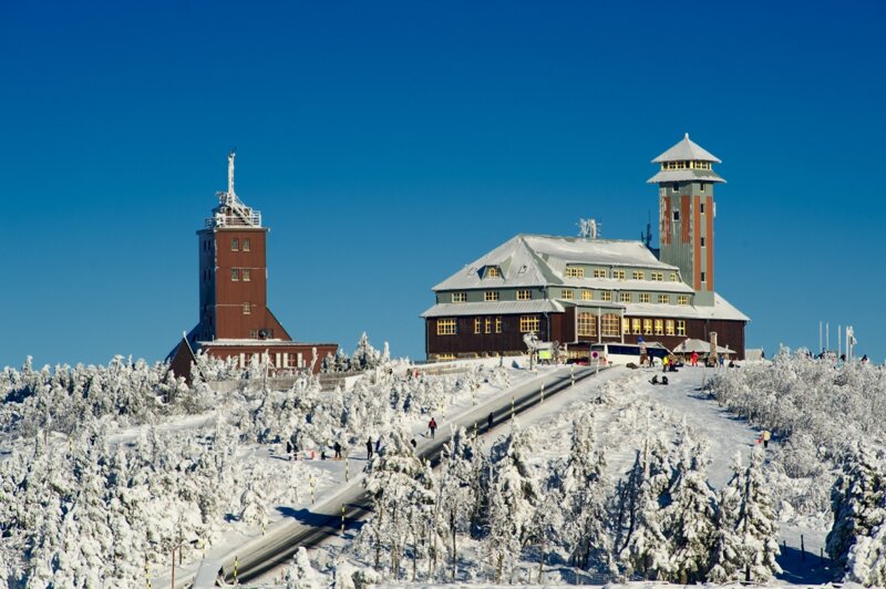 Winter auf dem Fichtelberg