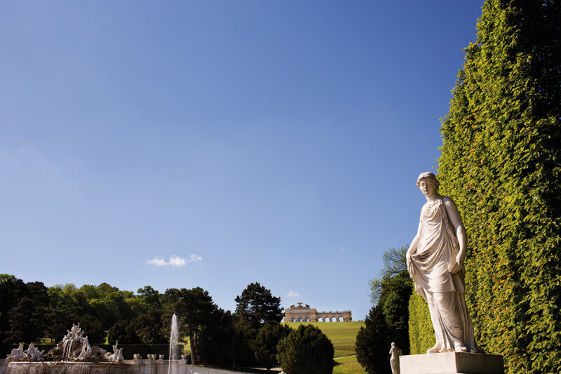 Im Schlosspark von Schönbrunn Wien