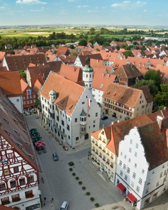 Rathaus von oben