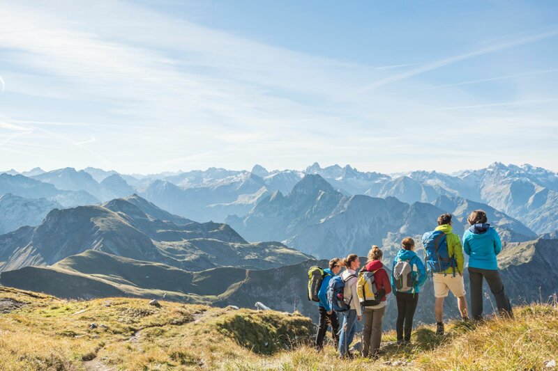 Nebelhorn Ausblick wandern