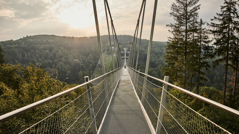 Mountainbiker im Panorama bei Willingen