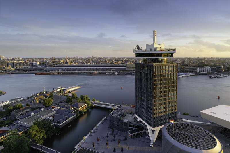 A'DAM LOOKOUT Amsterdam – Aussichtsplattform mit Panoramablick © Martijn Kort