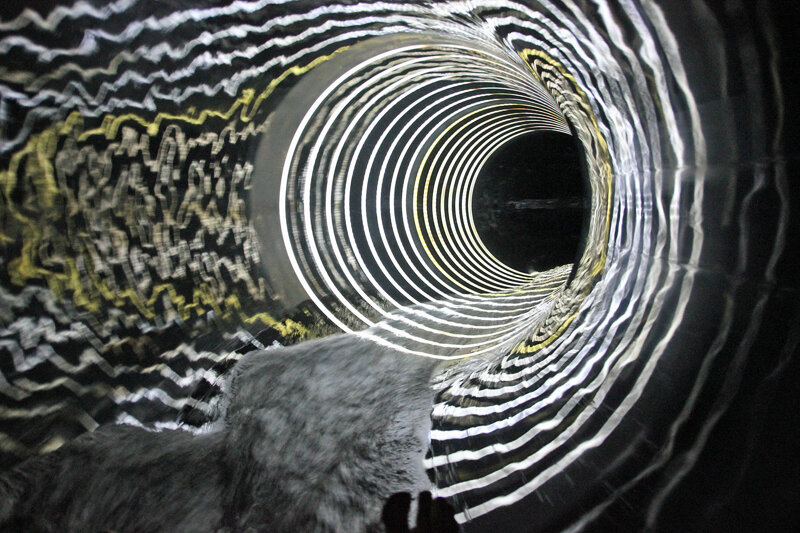 Rutsche innen Panoramabad Freudenstadt