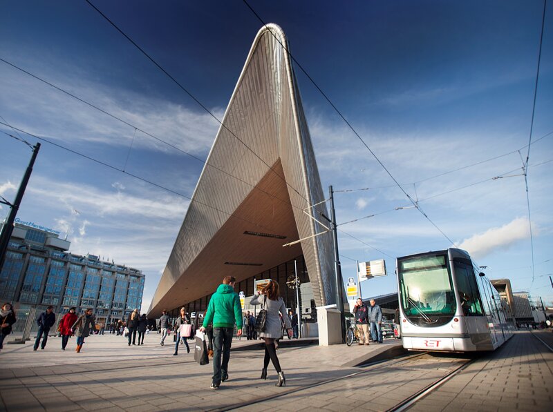 Rotterdams stylischer Hauptbahnhof