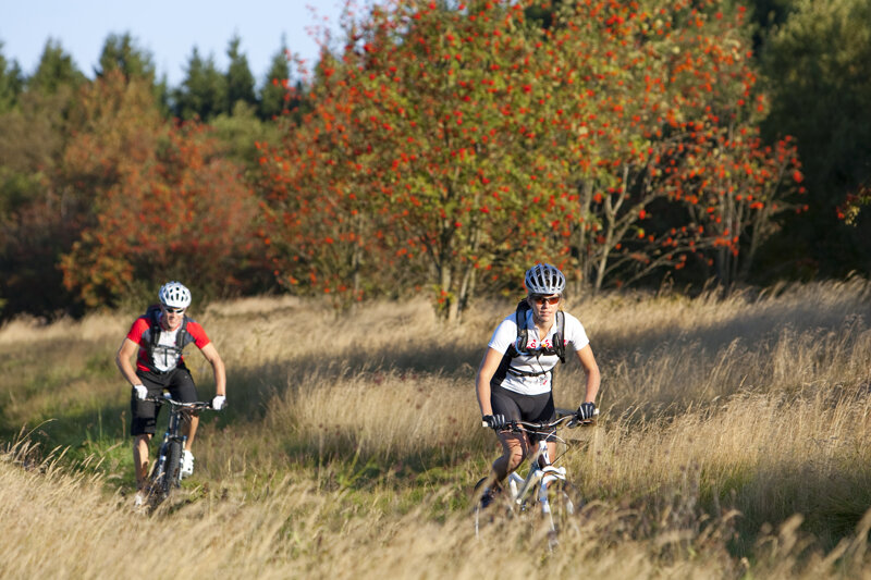 Mountainbiker im Sauerland Rothaargebirge
