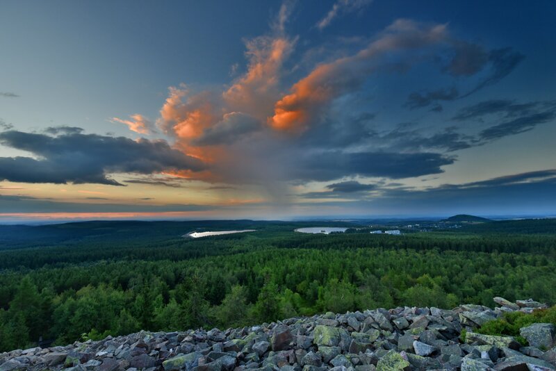Ausblick vom Kahleberg Osterzgeb. Foto TVE egbert Kamprath