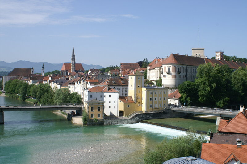 Blick auf die Steyrer Altstadt