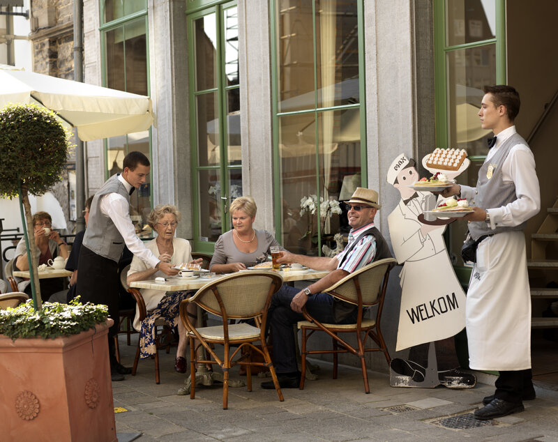 das berühmte Etablissement Max in Gent, Traditionscafé seit 1838