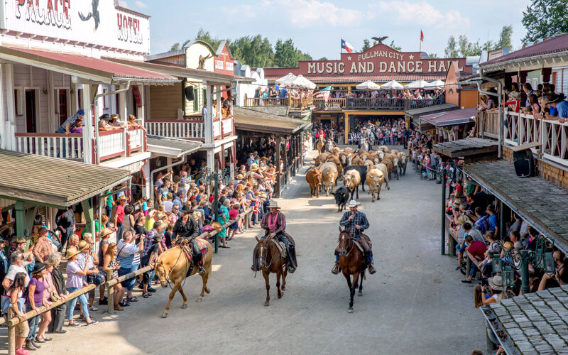 Stuntshow und Live-Action in Pullman City