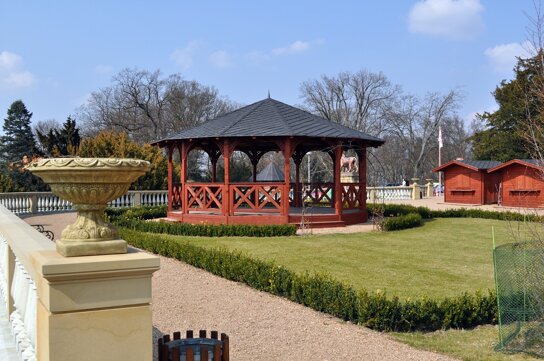 Chateau Zbiroh-englischer Garten