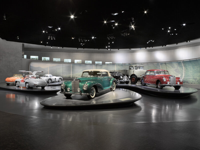 Oldtimer im Mercedes-Benz Museum
