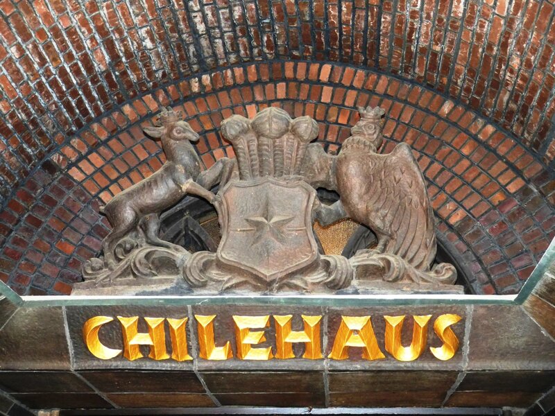 Schiftzug Chile Haus Hamburg