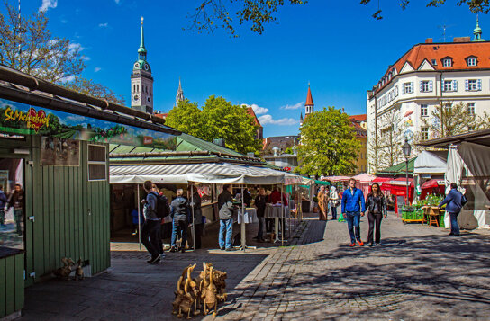 Viktualienmarkt Muenchen 3 © München Tourismus, Werner Böhm