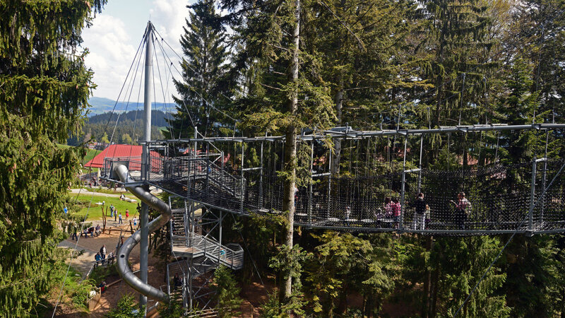 Hängebrücke beim Skywalk Allgäu