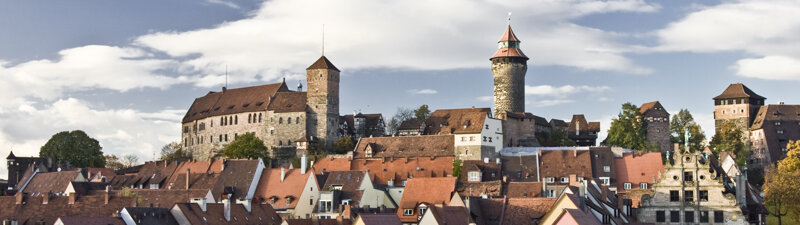Nürnberg Stadtansicht Panorama – Städtereise in Bayern