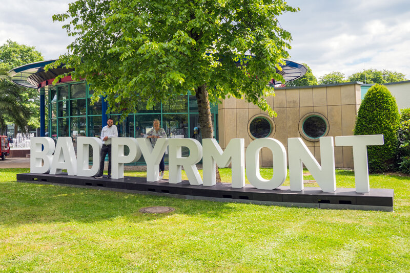 Bad Pyrmont Schriftzug